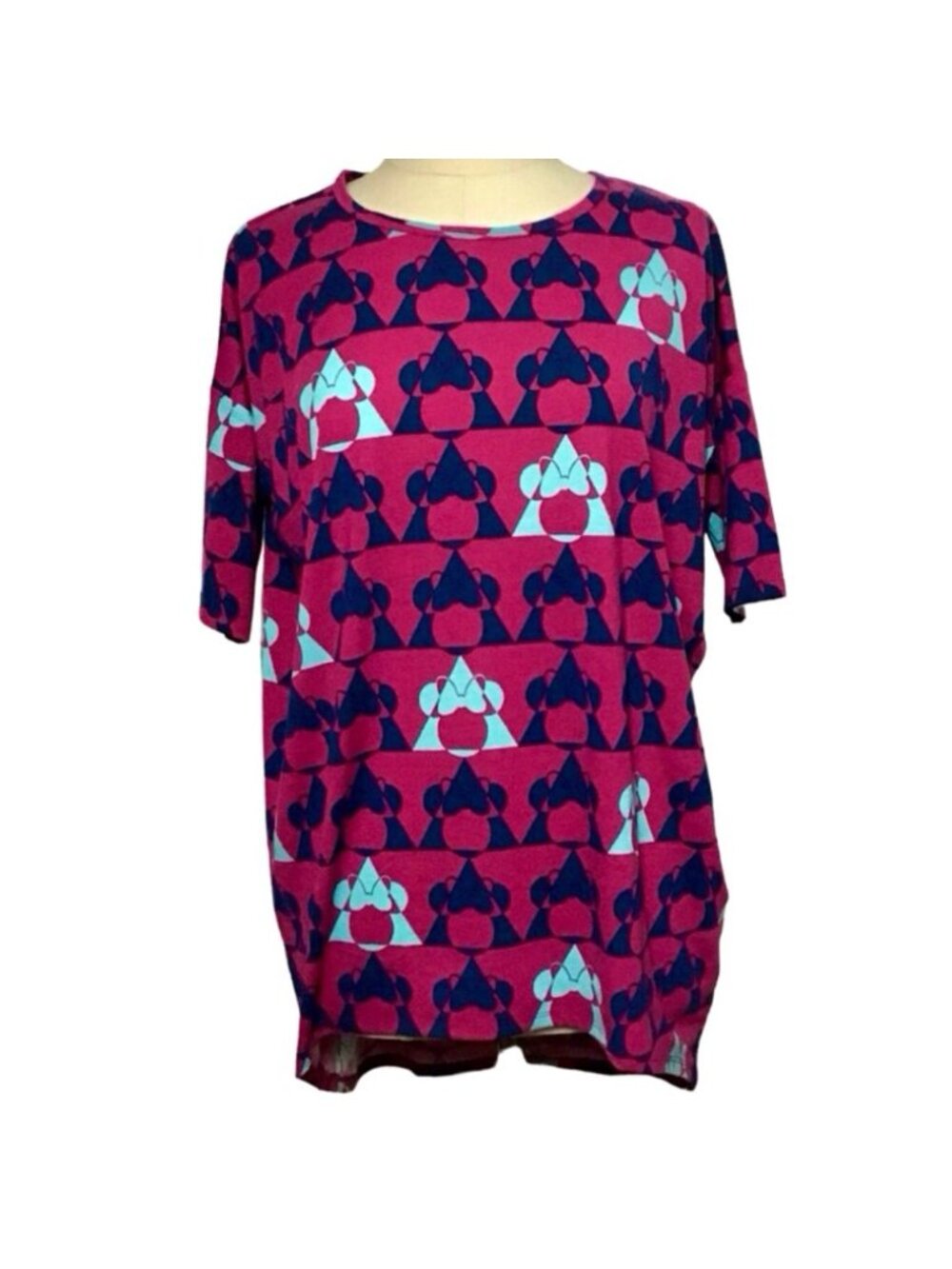 LuLaRoe Disney “Minnie Mouse” Irma Hi-Lo Tee (NWT) (Size: Small) - Picture 2 of 6